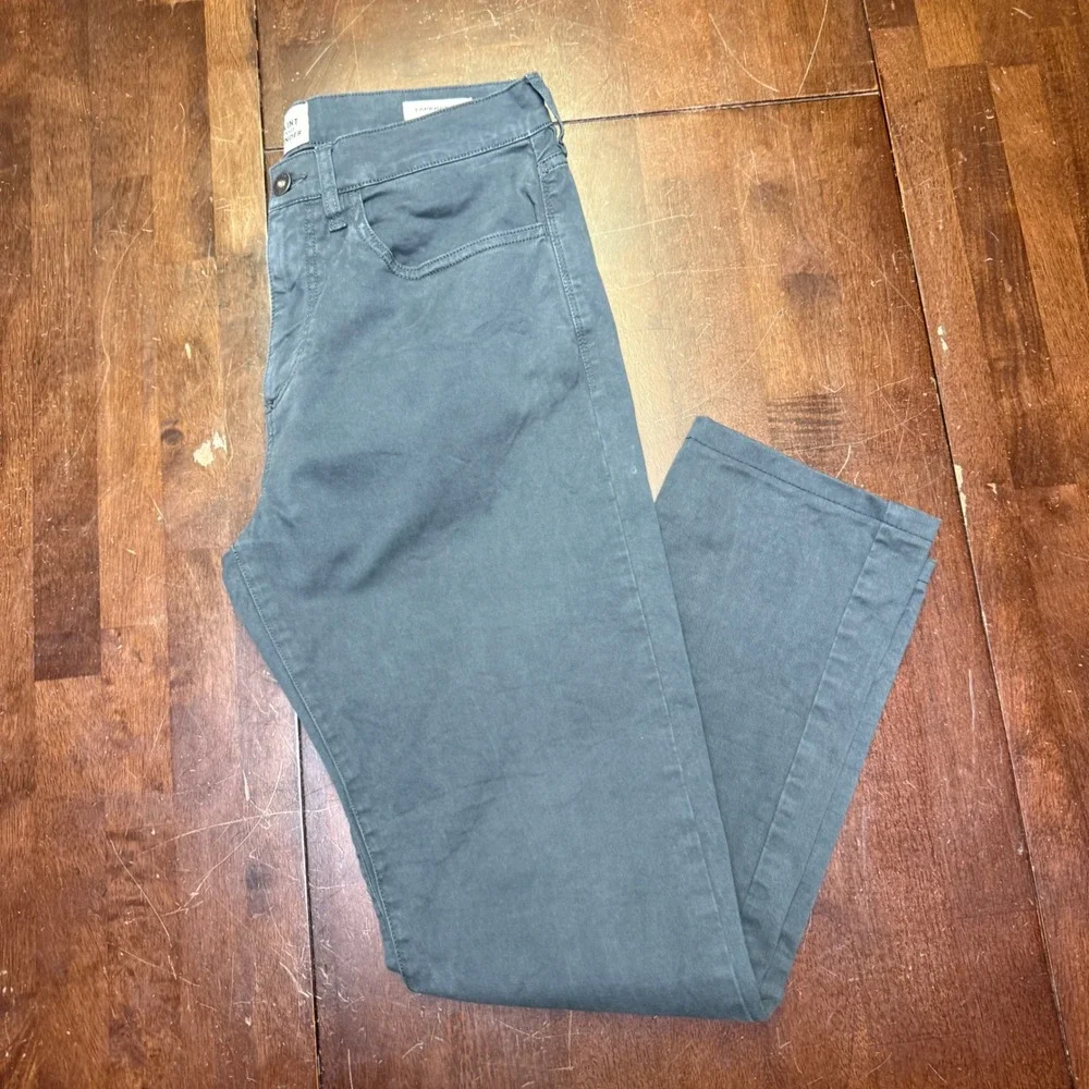Flint and Tinder Tapered Fit Pants Chinos Gray Mens Size 30X29 (tag says 30x32)‎